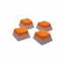 Royal Kludge PBT Double-Shot Keycap Kit, 108 Keys — Orange
