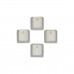 Royal Kludge PBT Double-Shot Keycap Kit, 117 Keys — White