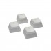Royal Kludge PBT Double-Shot Keycap Kit, 117 Keys — White