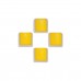 Royal Kludge PBT Double-Shot Keycap Kit, 108 Keys — Yellow