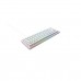 Xtrfy K5 Compact RGB 65% Tenkeyless Mechanical Gaming Keyboard, Transparent White — Kailh Red