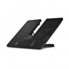 DEEPCOOL U PAL Adjustable Laptop Cooler with USB Pass-Through for Laptops up to 15.6"