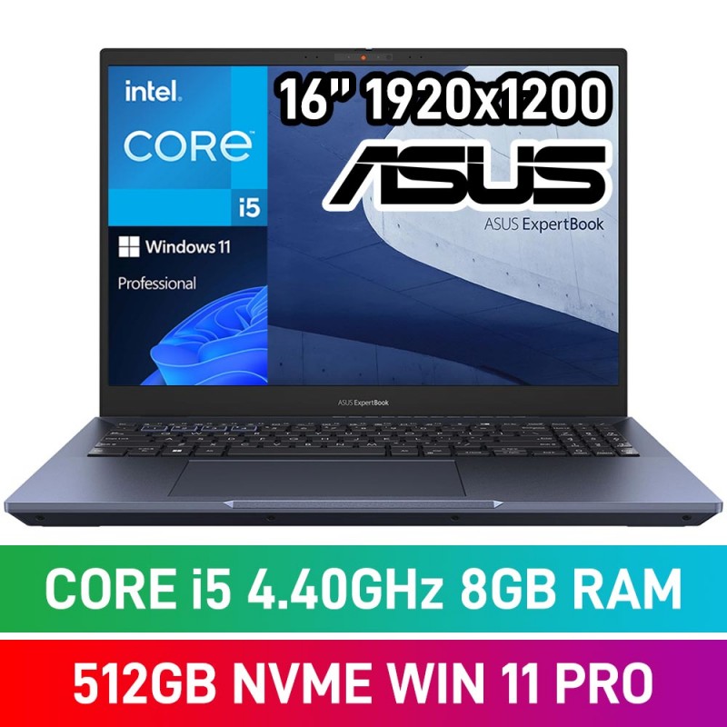 ASUS ExpertBook B5 B5602CBA-I58512B1X Laptop — Core i5-1240P / 16