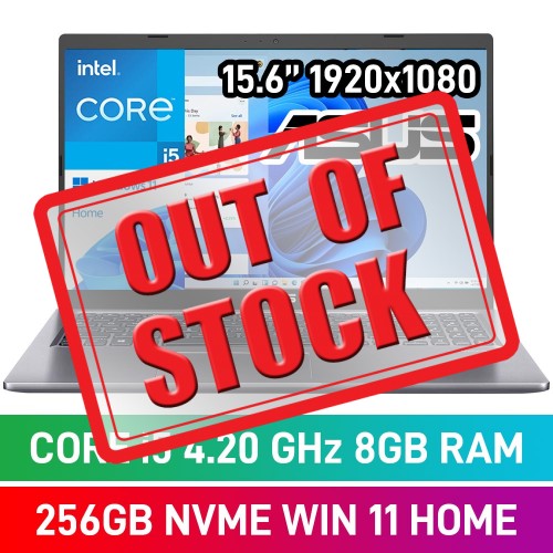 Asus VivoBook X515 X515EA-I582G4W Laptop — Core i5-1135G7 / 15.6" FHD / 8GB DDR4 RAM / 256GB NVMe SSD / Windows 11 Home / Slate Grey