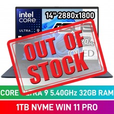 ASUS ZenBook 14 OLED UX3405CA-OU93210BL0X Laptop — Core Ultra 9 285H / 14" WQXGA+ 120Hz OLED HDR Touchscreen / 32GB DDR5 RAM / 1TB Gen4 NVMe SSD / Windows 11 Pro / Ponder Blue ASUS ZenBook 14 OLED UX3405CA-OU93210BL0X Laptop — Core Ultra 9 285H / 14" WQXGA+ 120Hz OLED HDR Touchscreen / 32GB DDR5 RAM / 1TB Gen4 NVMe SSD / Windows 11 Pro / Ponder Blue