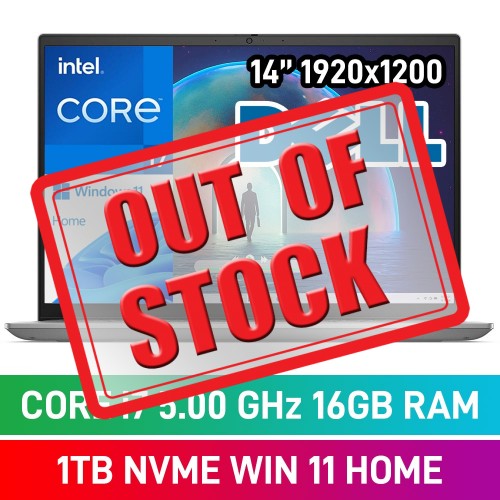 Dell Inspiron 14 5430 QUAKEN14_RPL_P_2401_2810_HOM Laptop — Core i7-1360P / 14" WUXGA / 16GB DDR5 RAM / 1TB Gen4 NVMe SSD / Windows 11 Home / Platinum Silver