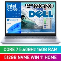 Dell Inspiron 14 5440 IS5440-7150U-16512SL Laptop — Core 7 150U / 14" WUXGA / 16GB DDR5 RAM / 512GB Gen4 NVMe SSD / Windows 11 Home / Ice Blue