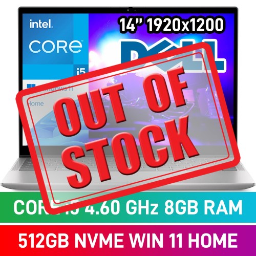 Dell Inspiron 14 7430 2-in-1 QUAKEN14_2N1_RPL2401_1002_SPPH Laptop — Core i5-1335U / 14" WUXGA Touchscreen / 8GB DDR5 RAM / 512GB NVMe SSD / Windows 11 Home / Platinum Silver