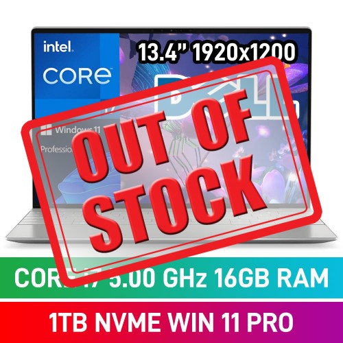 Dell XPS 13 9320 XPS13-9320-I7-1360P-161TBTP-17 Laptop — Core i7-1360P / 13.4" WUXGA Touchscreen / 16GB DDR5 RAM / 1TB Gen4 NVMe SSD / Windows 11 Pro / Platinum Silver