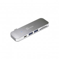 j5 Create JCD388 6-in-1 UltraDrive Mini Dock with 2 x USB 3.0 / USB 3.1 Type-C / SD / MicroSD, USB 3.0 Type-C