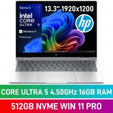 HP EliteBook 8 FLIP G2i 13 E59LWET Laptop — Intel Core Ultra 5 325 / 13.3" WUXGA Touchscreen / 16GB DDR5 / 512GB Gen5 NVMe SSD / Windows 11 Pro / Glacier Silver