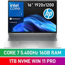 HP ProBook 4 G1iR 16 C38L6AT Laptop — Core 7 150U / 16" WUXGA / 16GB DDR5 / 1TB Gen4 NVMe SSD / Windows 11 Pro / Pike Silver HP ProBook 4 G1iR 16 C38L6AT Laptop — Core 7 150U / 16" WUXGA / 16GB DDR5 / 1TB Gen4 NVMe SSD / Windows 11 Pro / Pike Silver
