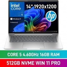 HP ProBook 4 G2i 14 DS5M0ET Laptop — Intel Core 5 320 / 14" WUXGA / 8GB DDR5 / 512GB NVMe SSD / Windows 11 Pro / Pike Silver
