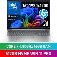 HP ProBook 4 G2i 16 DW2G4ET Laptop — Intel Core 7 350 / 16" WUXGA / 16GB DDR5 / 512GB NVMe SSD / 5G LTE / Windows 11 Pro / Pike Silver HP ProBook 4 G2i 16 DW2G4ET Laptop — Intel Core 7 350 / 16" WUXGA / 16GB DDR5 / 512GB NVMe SSD / 5G LTE / Windows 11 Pro / Pike Silver
