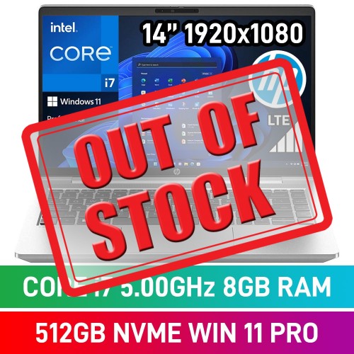 HP ProBook 440 G10 85B39EA Laptop — Core i7-1355U / 14" FHD / 8GB DDR4 / 512GB NVMe SSD / LTE / Windows 11 Pro / Pike Silver