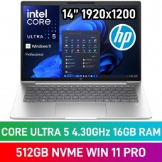 HP ProBook 440 G11 AD1N1ET Laptop — Core Ultra 5 125U / 14" WUXGA / 16GB DDR5 / 512GB Gen4 NVMe SSD / Windows 11 Pro / Pike Silver