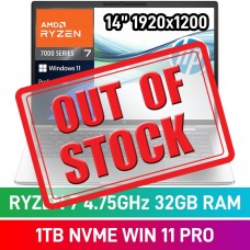 HP ProBook 445 G11 A38HFET Laptop — Ryzen 7 7735U / 14" WUXGA / 32GB DDR5 / 1TB Gen4 NVMe SSD / Windows 11 Pro / Pike Silver