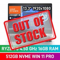 HP Pro x360 435 G10 85D20EA 2-in-1 Laptop — Ryzen 5 7530U / 13.3" FHD Touchscreen / 16GB DDR4 / 512GB Gen4 NVMe SSD / Windows 11 Pro / Pike Silver