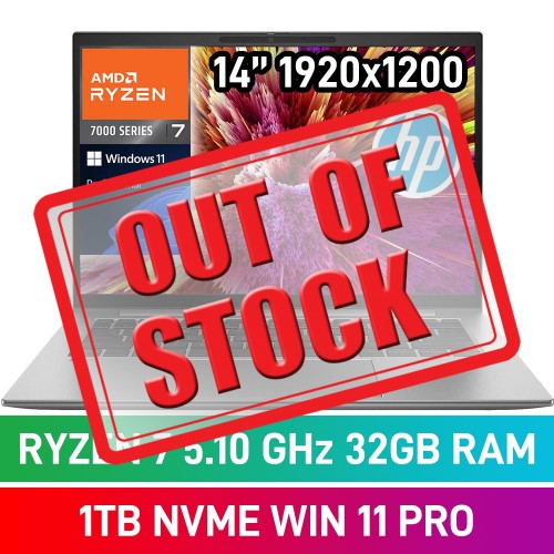HP ZBook Firefly 14 G10 865R7EA Laptop — Ryzen 7 7840HS / 14" WUXGA / 32GB DDR5 / 1TB Gen4 NVMe SSD / Windows 11 Pro / Silver