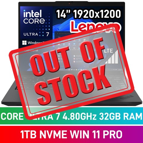 Lenovo ThinkPad L14 Gen 6 21S60071ZA Laptop — Intel Core Ultra 7 255U / 14" WUXGA / 32GB DDR5 / 1TB Gen4 NVMe SSD / LTE / Windows 11 Pro / Black