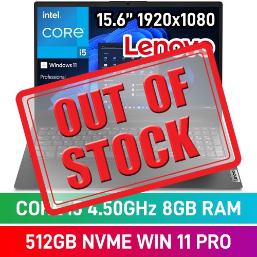 Lenovo V15 G4 83A100LUSA Laptop — Core i5-1315U / 15.6" FHD / 8GB DDR4 / 512GB Gen4 NVMe SSD / Windows 11 Pro / Business Black