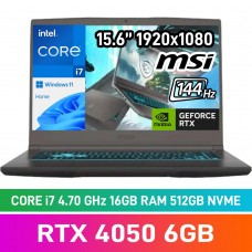 MSI THIN 15 B12VE-1293ZA Laptop — Core i7-12650H / 15.6" FHD 144Hz / 16GB DDR4 RAM / GeForce RTX 4050 6GB / 512GB Gen4 NVMe SSD / Windows 11 Home / Cosmos Gray
