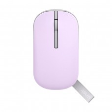ASUS MARSHMALLOW MD100 Lightweight Wireless Office Mouse — Lilac Mist Purple Set