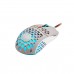Cooler Master MM711 RETRO Ambidextrous RGB Ultra Light Gaming Mouse — Grey & Sky Blue