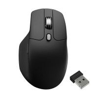 Keychron M6 Wireless Lightweight Silent Ergonomic 8K Polling High Performance Mouse — Black
