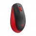 Logitech M190 Wireless Optical Ambidextrous Office Mouse — Red