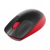 Logitech M190 Wireless Optical Ambidextrous Office Mouse — Red