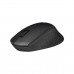 Logitech M330 Silent Plus Wireless Optical Office Mouse — Black