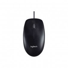 Logitech M90 Optical Ambidextrous Office Mouse — Black