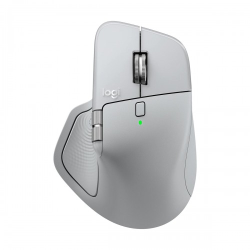 Logitech MX MASTER 4 Performance Wireless Mouse — Pale Grey