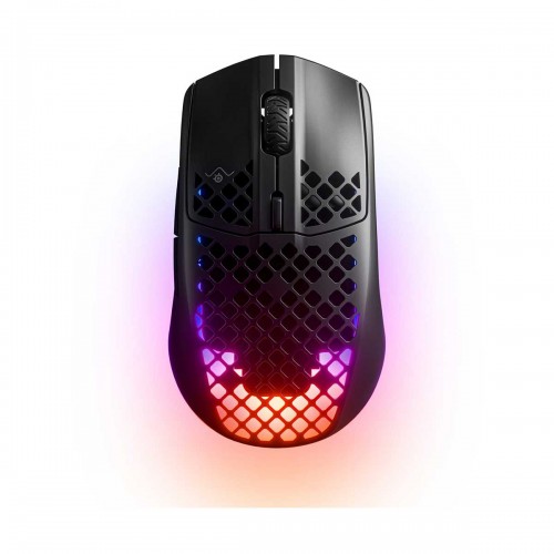 SteelSeries AEROX 3 2022 Edition Wireless Ultra Lightweight RGB Gaming Mouse — Onyx