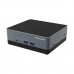 PCBuilder CUBE Barebones Mini PC, Intel Processor N100 / No RAM (DDR4-3200) / No SSD (NVMe Gen3 & 2.5" SATA) / No OS
