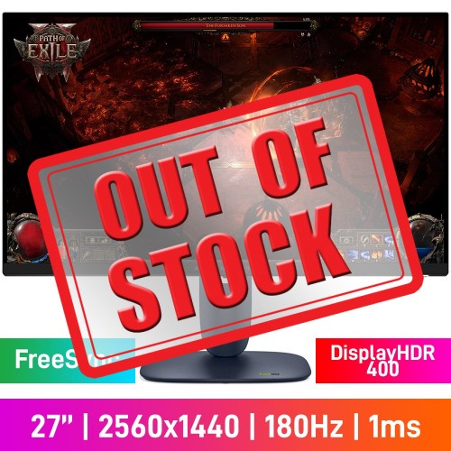 Alienware AW2725DM WQHD (2560x1440) Gaming Monitor, 180Hz, FreeSync, DisplayHDR 400, Fast IPS, 27" Alienware AW2725DM WQHD (2560x1440) Gaming Monitor, 180Hz, FreeSync, DisplayHDR 400, Fast IPS, 27"