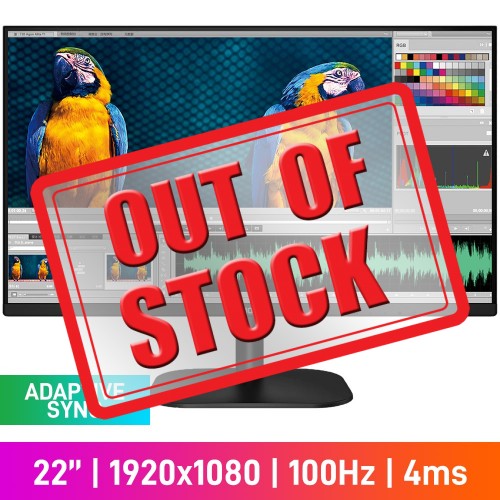 AOC 22B2HM2 FHD (1920x1080) Gaming Monitor, 100Hz, Adaptive Sync, VA, 21.5"