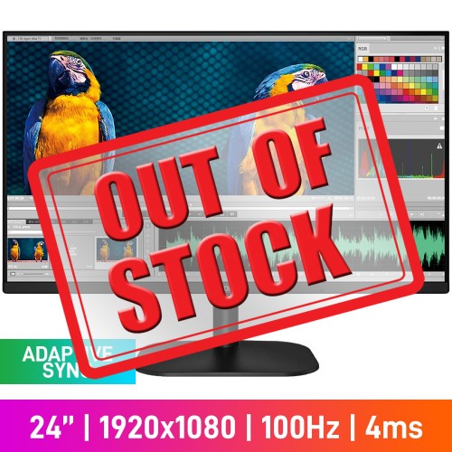 AOC 24B2H2 FHD (1920x1080) Gaming Monitor, 100Hz, Adaptive Sync, IPS, 23.8" AOC 24B2H2 FHD (1920x1080) Gaming Monitor, 100Hz, Adaptive Sync, IPS, 23.8"