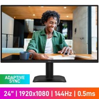 AOC 24E40L FHD (1920x1080) Gaming Monitor, 144Hz, Adaptive Sync, IPS, 23.8"
