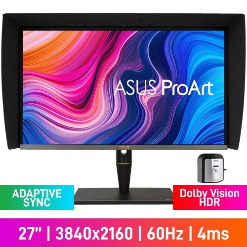 ASUS ProArt PA27UCX-K 4K UHD (3840x2160) Calman Verified Monitor, 60Hz, Adaptive Sync, IPS, DisplayHDR 1000, 27" ASUS ProArt PA27UCX-K 4K UHD (3840x2160) Calman Verified Monitor, 60Hz, Adaptive Sync, IPS, DisplayHDR 1000, 27"