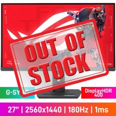 ASUS ROG STRIX XG27ACS WQHD (2560x1440) Gaming Monitor, 180Hz, G-SYNC, IPS, DisplayHDR 400, 27"