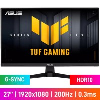 ASUS TUF GAMING SERIES 5 VG279Q5A FHD (1920x1080) Gaming Monitor, 200Hz, G-SYNC & FreeSync Premium, Fast IPS, HDR10, 27" ASUS TUF GAMING SERIES 5 VG279Q5A FHD (1920x1080) Gaming Monitor, 200Hz, G-SYNC & FreeSync Premium, Fast IPS, HDR10, 27"