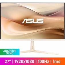 ASUS VU279CFE-M FHD (1920x1080) Eye Care Monitor, 100Hz, Adaptive Sync, IPS, 27" — Oat Milk ASUS VU279CFE-M FHD (1920x1080) Eye Care Monitor, 100Hz, Adaptive Sync, IPS, 27" — Oat Milk
