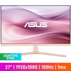 ASUS VU279CFE-P FHD (1920x1080) Eye Care Monitor, 100Hz, Adaptive Sync, IPS, 27" — Rose Clay ASUS VU279CFE-P FHD (1920x1080) Eye Care Monitor, 100Hz, Adaptive Sync, IPS, 27" — Rose Clay