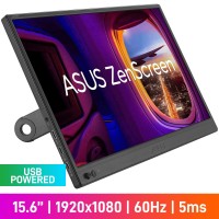ASUS ZenScreen MB169CK FHD (1920x1080) Portable Monitor, 60Hz, IPS, 15.6" ASUS ZenScreen MB169CK FHD (1920x1080) Portable Monitor, 60Hz, IPS, 15.6"
