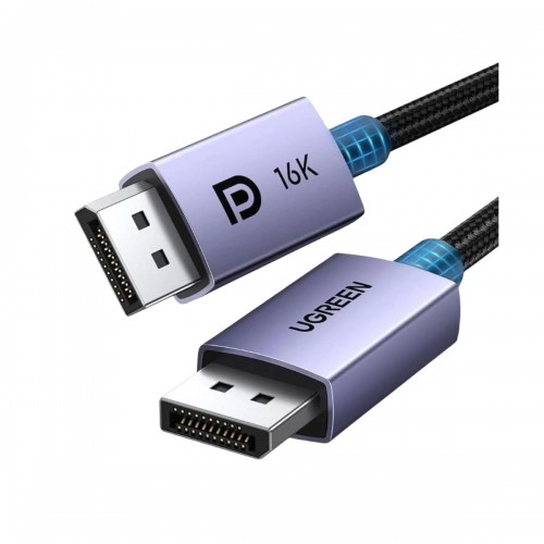 Ugreen DisplayPort 2.1 8K @ 60Hz Braided Cable with HDR Support, 3m Ugreen DisplayPort 2.1 8K @ 60Hz Braided Cable with HDR Support, 3m