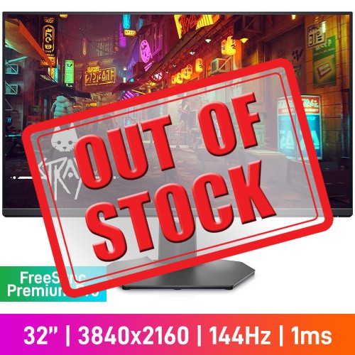 Dell G3223Q QHD 4K (3840x2160) Gaming Monitor, 144Hz, FreeSync Premium Pro, IPS, DisplayHDR 600, 31.5" Dell G3223Q QHD 4K (3840x2160) Gaming Monitor, 144Hz, FreeSync Premium Pro, IPS, DisplayHDR 600, 31.5"