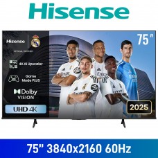 Hisense A6Q Series 75A6Q 75" 4K UHD (3840x2160) Dolby Vision Smart TV with Wi-Fi and Bluetooth