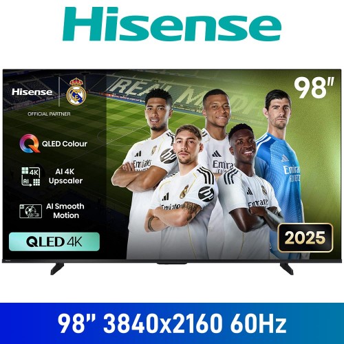 Hisense Q6Q Series 98Q6Q 98" 4K UHD (3840x2160) Dolby Vision Quantum Dot Smart TV with Wi-Fi and Bluetooth